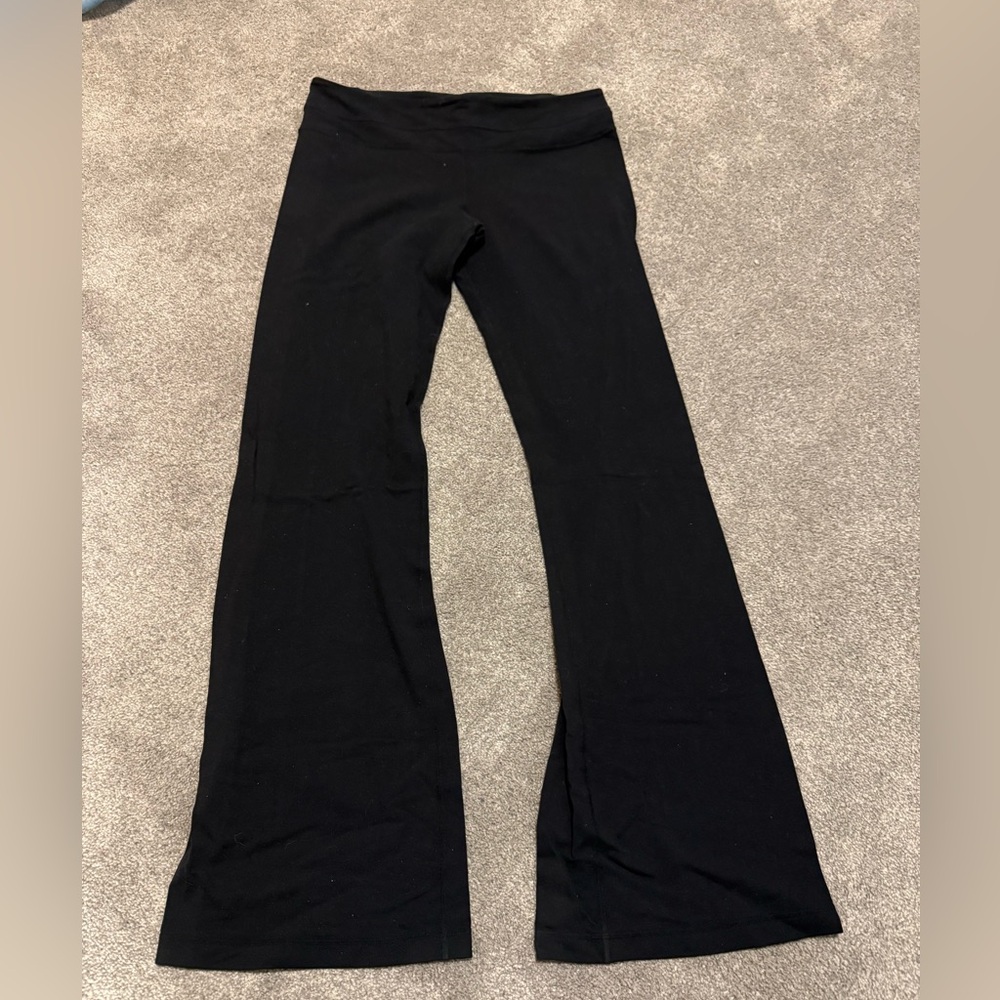 lululemon athletica Black Flare Yoga Pants